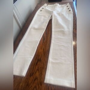 Derek Lam 10 Crosby size 4 white elegant pants!